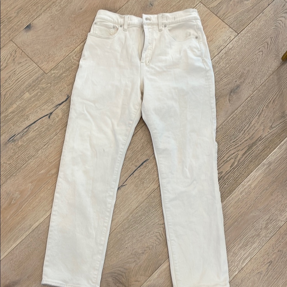 Madewell Off-White Denim Pants